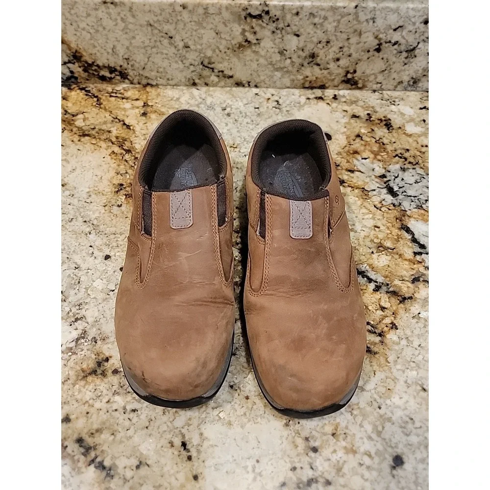 Red Wing 6705 Safety Toe Slip on Work Shoes Mens 8.5ee EUR 41.5 Brown Leather